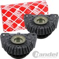 2x FEBI FEDERBEINLAGER DOMLAGER HINTERACHSE passend für FORD MONDEO III MK3
