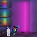 LED Stehleuchte RGB Farbig Stehlampe Farbwechsel Eckleuchte 7W Bluetooth Stabil