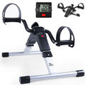 Uten Pedaltrainer Mini Heimtrainer Fitnessbike Klappbar Arm und Beintrainer LCD