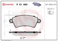 BREMBO Bremsbelagsatz Scheibenbremse PRIME P 61 065 für PEUGEOT 306 7A 7C N3 N5