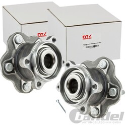 2X NTY RADLAGER-SATZ HINTEN BEIDSEITIG PASSEND FÜR NISSAN JUKE QASHQAI ROGUE