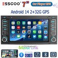 Android 14 Für VW Multivan Touareg T5 Transporter Carplay Autoradio GPS WIFI RDS