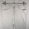 BRAX RAPHAELA Hose Damen Capri Gr. 40 Grau Laura Touch Mt wa Stretch Baumwolle 