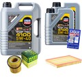 INSPEKTIONSKIT FILTER LIQUI MOLY ÖL 7L 5W-40 für BMW X5 E70 3.0 Si xDrive30i
