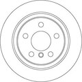 2x TRW Bremsscheibe DF6756 für BMW MINI