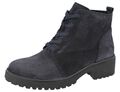 WALDLÄUFER H-Luise Damen Stiefelette blau notte Order Velourleder