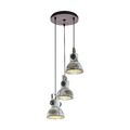 Braun Schwarz Patina Loft Retro Industrial vintage Hängelampe Pendelleuchte