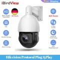 iBirdView 4K 8MP 36X Zoom POE PTZ IP Kamera 2-Wege Audio Hikvision Kompatible DE