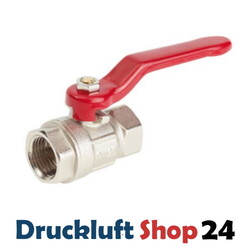 Kugelhahn Absperrhahn Messing Absperrventil Druckluft Wasser 1/4" - 1"  IG/IG