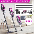 3-IN-1 AKKU STAUBSAUGER HANDSTAUBSAUGER KABELLOS VACUUM CLEANER MIT KABEL 120W
