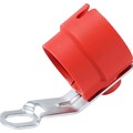 Anhängerstecker Halter, 7/13 polig, Kabelhalter, Stecker Schutz, rot