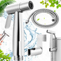 Bidet Brause Spraybrause Set mit Halter WC Hand Duschkopf Dusche Bad +Schlauch