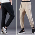 Herren Sherpa-Fleece Gefüttert Konisch Hose SPORTS Jogginghose Warm Übergröße