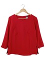 SYLVIA HEISE Schlupf-Bluse Damen Bluse Gr. DE 40 rot Casual-Look