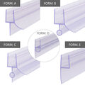 Duschdichtung Wasserabweiser Ersatzdichtung Duschkabine Duschtür 5/ 6 / 8mm Glas
