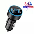 120W  Zigarettenanzünder Dual USB Ladegerät KFZ LKW Auto Ladeadapter Handy