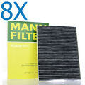 8x Mann-Filter Innenraumfilter Pollenfilter Filter Innenraumluft CU 1910