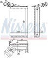Nissens Wärmetauscher Heizungskühler Innenraumheizung  CITROEN ZX 91- 71147