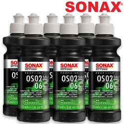 6x SONAX PROFILINE OS 02-06 One Step Polish Glanzpolitur + Versiegelung 250ml