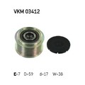 1x Generatorfreilauf SKF VKM 03412 passend für MAZDA TOYOTA