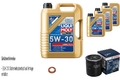BOSCH Ölfilter 8 L Öl Liqui Moly Longlife 3 5W-30 für Nissan Almera I Hatchback