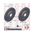 2x Bremsscheibe ZIMMERMANN 430.2646.53 passend für OPEL GENERAL MOTORS