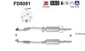 AS FD5051 Dieselpartikelfilter Rußpartikelfilter DPF für OPEL ZAFIRA B (A05)