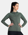 Damen Stretchjacke leichte Sportjacke mit Kapuze Kilpi Memphis-W olive