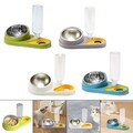 Doppelnapf für Hunde Und Katzen, Futter  Und Wassernapf, Edelstahl Futternapf,