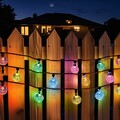 15m Solar Lichterkette außen 60 LED 8 Modi mit Fernbedienung für Garten & Party