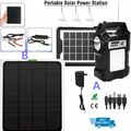 Tragbare Solar Powerstation Generator Power LED Beleuchtung System Lampe Outdoor