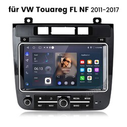 Android 14 Autoradio GPS NAVI Carplay SWC BT Für VW Touareg FL NF 2011-2017 64GB