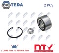 KLT-BM-013 RADLAGERSATZ RADLAGER SATZ HINTEN NTY 2PCS FÜR BMW 3,1,Z4,E90,E91