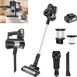 6-in-1 LED kabelloser Akku Staubsauger Tragbarer Beutelloser Handstaubsauger