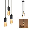 Pendellampe PARU 3-flammig inkl. E27 Filament Edison LEDs extra warmweiß 4W 