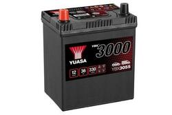 YUASA YBX3000 12V 36Ah 330A en Starterbatterie L:187mm B:127mm H:227mm B19