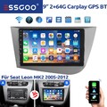Für Seat Leon MK2 1P1 2005-2012 Android 14 Autoradio GPS NAVI WIFI Bluetooth 64G