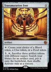 *MtG: TRANSMUTATION FONT - Outlaws of Thunder Junction: The Big Score Mythic*