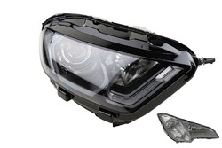 Scheinwerfer Xenon Re. passend für Ford Ecosport 12/17- m. LWR TFL schwarz+Nebel