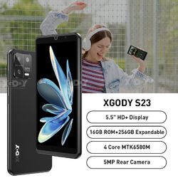 XGODY NEU Android Handy Dual SIM Smartphone Ohne Vertrag 5.5 Zoll Quad Core 16GB