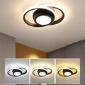 3-Farbige Decken-Lampe Dimmbar LED Deckenleuchte Wohnzimmer Flur Küchen Einga DE