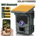 Campark Solar 4K UHD Bluetooth Wildkamera 85MP WLAN Nachtsicht Jagdkamera Akku
