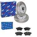 JAPKO BREMSSCHEIBEN 268mm + BELÄGE HINTEN passend für PEUGEOT 3008 + 5008