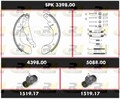 Bremsensatz Trommelbremse Super Precision Kit ROADHOUSE SPK 3398.00 für LANOS CC