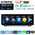 14.9" Android Autoradio Octa Kern 64GB 4G DSP GPS Navi WIFI Für BMW 5er F11 CIC