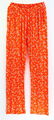 Hose mit Gummizug Gr. 36/38 Orange/Weiß Damen Sommerhose Pants Neu