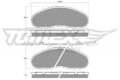 TOMEX Brakes Bremsbelagsatz, Scheibenbremse TX 15-18 passend für NISSAN