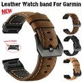 Quick Fit Leder Armband Für Garmin Fenix 8 E 7 7XSolar  6 6X Epix Pro 5 5X Plus