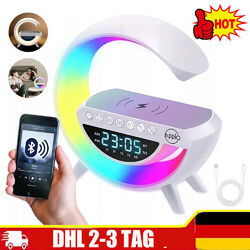 3-in-1 LED Nachttischlampe mit Ladefunktion LED Tischlampe 15W Wireless Charger