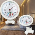 Rundes Analoges Temperatur- Und Luftfeuchtigkeitsmessgerät Für